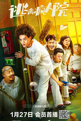 逃离疯人院海报-八度影院
